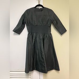 Long sleeve midi party dress